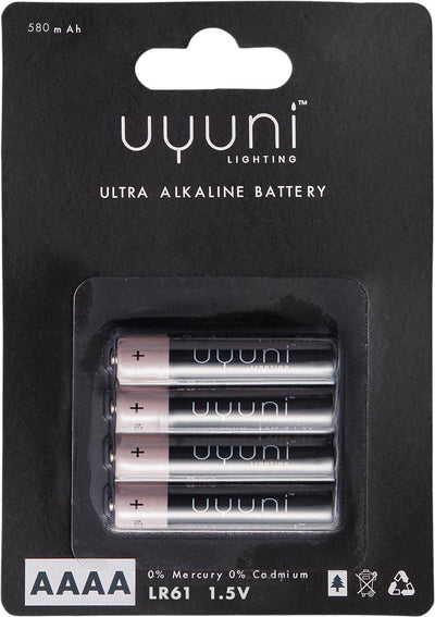 Se Uyuni Aaaa Battery, 1,5V, 580mah 4 Pack - Led Stearinlys ❤ Stort online udvalg i Uyuni ❤ Meget billig fragt og hurtig levering: 1 - 2 hverdage - Varenummer: MGS-S00568185 og barcode / Ean: 5708311301193 på lager - Udsalg på Bolig - Interiør - Lysestager - LED Stearinlys Spar op til 56% - Over 857 kendte brands på udsalg