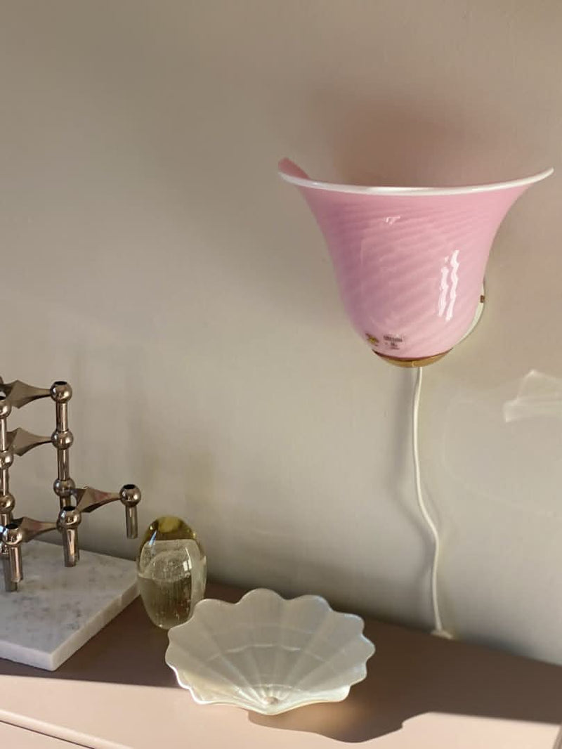 Se tilbud på Murano væglampe - Vintage - Rosa swirl - Billigt udsalg! Spar op til 64% - Hurtig levering: 1-2 hverdage. CHEVIN-167677 - På lager.