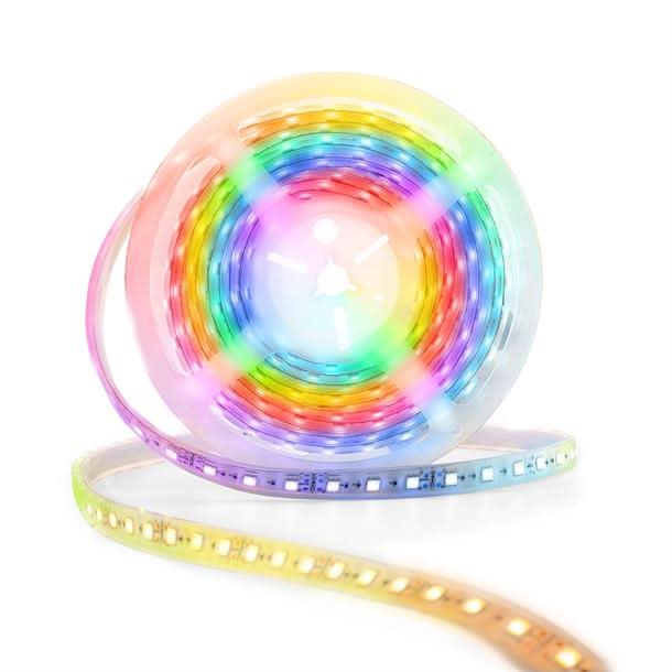 Se Wi-Fi styret udendørs flerfarvet RGB LED strip, 5 meter - Smart-home > Smart belysning - Nedis - Spotshop ✔ Kæmpe udvalg i  Nedis ✔ Hurtig levering: 1 - 2 Hverdage samt billig fragt - Varenummer: SPSH-WIFILS51CRGB og barcode / Ean: &