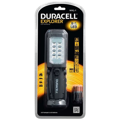 Se Duracell Explorer WKL-1W Fleksibel arbejdslygte med krog til ophængning - Lygter > Arbejdslygter - DURACELL - Spotshop ✔ Kæmpe udvalg i  DURACELL ✔ Hurtig levering: 1 - 2 Hverdage samt billig fragt - Varenummer: SPSH-WKL-1-Blister og barcode / Ean: '0884620033774 på lager - Udsalg på Lygter > Arbejdslygter Spar op til 53% - Over 1324 kendte brands på udsalg