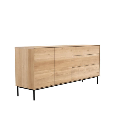 Se Ethnicraft Whitebird sideboard Eg/Metal 2 låger-3 skuffer ❤ Kæmpe udvalg i Ethnicraft ❤ Hurtig levering: 1 - 2 Hverdage samt billig fragt - Varenummer: NDN-545540-01 og barcode / Ean: '656727713626 på lager - Udsalg på Furniture - Cabinets & Storage - Buffets & Sideboards Spar op til 64% - Over 1354 design brands på udsalg