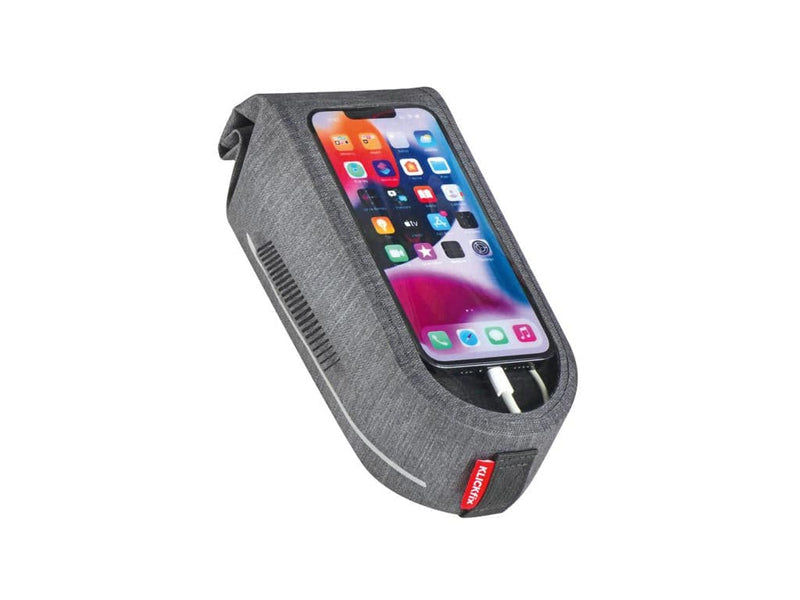 Se Klickfix Framebag - Smartphone taske - Max tlf str. 8,5x16,5 cm - Inkl. Duo adapter - 1 Liter ✔ Kæmpe udvalg i  KLICKfix ✔ Hurtig levering: 1 - 2 Hverdage samt billig fragt - Varenummer: CKP-4030572107339 og barcode / Ean: &