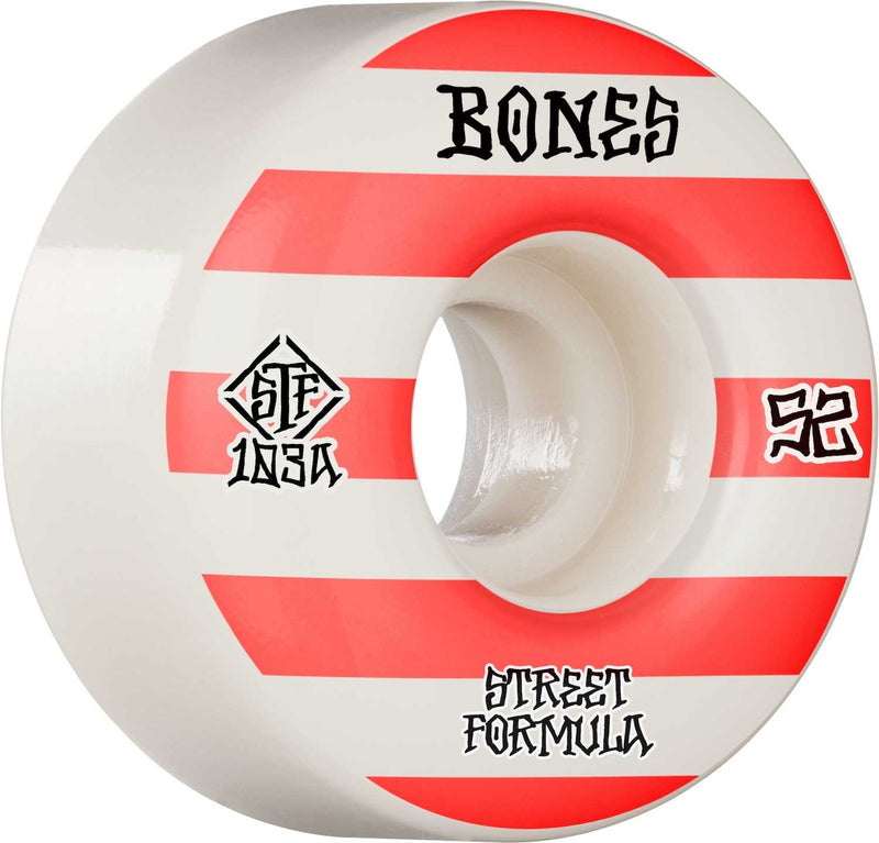 Se Bones Wheels Skateboard Hjul Patterns STF 103A 52mm White V4 Wide 4-pak 52mm ✔ Kæmpe udvalg i  Bones Hjul ✔ Hurtig levering: 1 - 2 Hverdage samt billig fragt - Varenummer: JUCO-WSCATWD015203W4 og barcode / Ean: &