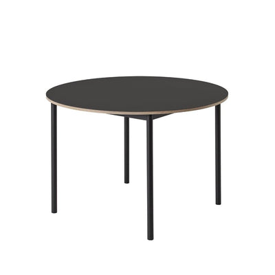 Se Muuto Base spisebord rundt Ø110 cm Black linoleum/Plywood/Black ❤ Kæmpe udvalg i Muuto ❤ Hurtig levering: 1 - 2 Hverdage samt billig fragt - Varenummer: NDN-557093-01 og barcode / Ean: '9991442066833 på lager - Udsalg på Furniture - Tables - Kitchen & Dining Room Tables Spar op til 58% - Over 1300 kendte brands på udsalg