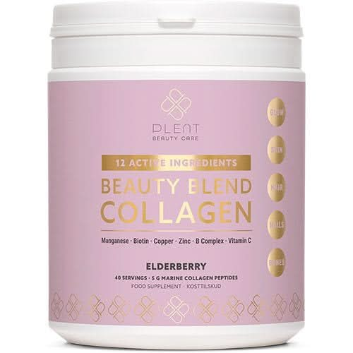 Se Plent Beauty Blend Collagen Elderberry 277g - 3 for 897,- ❤ Kæmpe udvalg i KopK ❤ Hurtig levering: 1 - 2 Hverdage samt billig fragt - Varenummer: HG-55704 og barcode / Ean: &