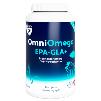 Se Biosym OmniOmega EPA-GLA+ 120 kaps. DATOVARE 07/2024 ❤ Kæmpe udvalg i Biosym ❤ Hurtig levering: 1 - 2 Hverdage samt billig fragt - Varenummer: HG-54487-120 og barcode / Ean: '5705380167774 på lager - Udsalg på Sundhed > Omega/fiskeolie > Spar op til 55% - Over 1334 design mærker på udsalg