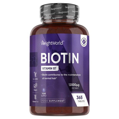 Se Biotin 12000 - Hårtab » Kæmpe udvalg i WeightWorld » Hurtig levering: 1 - 2 Hverdage samt billig fragt - Varenummer: STBDK-46939 og barcode / Ean: 5056128123904 på lager - Udsalg på Hårtab Spar op til 59% - Over 1312 kendte brands på udsalg