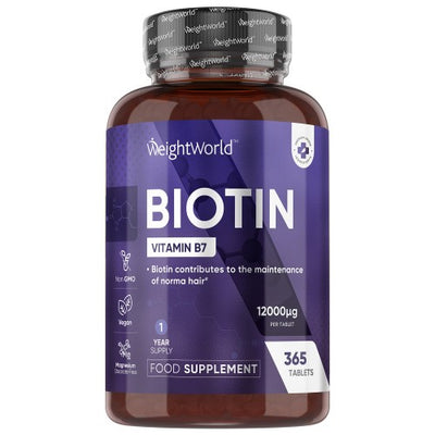 Se Biotin 12000 - B-vitamin » Kæmpe udvalg i WeightWorld » Hurtig levering: 1 - 2 Hverdage samt billig fragt - Varenummer: WWDK-49823 og barcode / Ean: 5056128123904 på lager - Udsalg på B-vitamin Spar op til 52% - Over 1312 kendte brands på udsalg