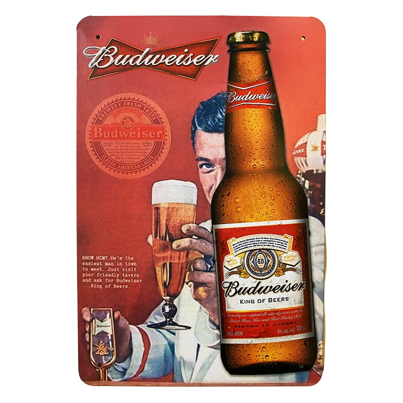 Metalskilt - Budweiser