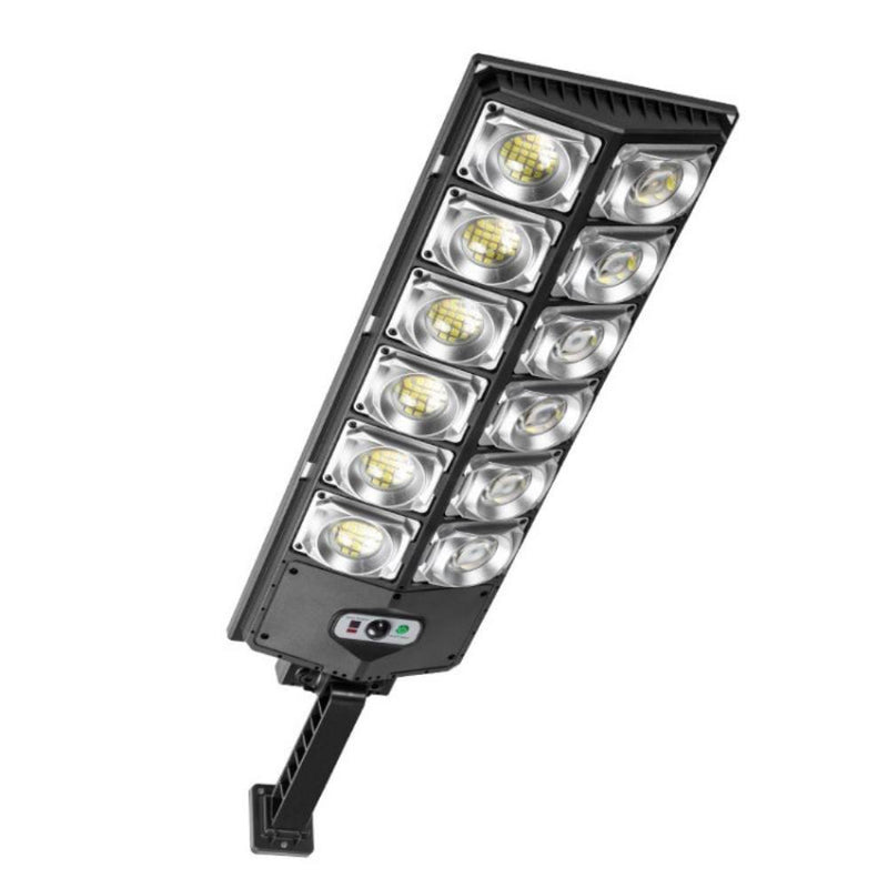 Solcellelampe med 360 LED - med fjernbetjening