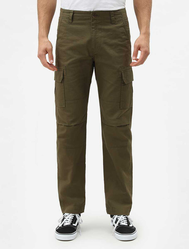 Se Dickies Edwardsport Slim Fit Cargobukser Dark Olive W30/L32 ✔ Kæmpe udvalg i  Dickies ✔ Hurtig levering: 1 - 2 Hverdage samt billig fragt - Varenummer: JUCO-dk121121dko1-30_32 og barcode / Ean: &