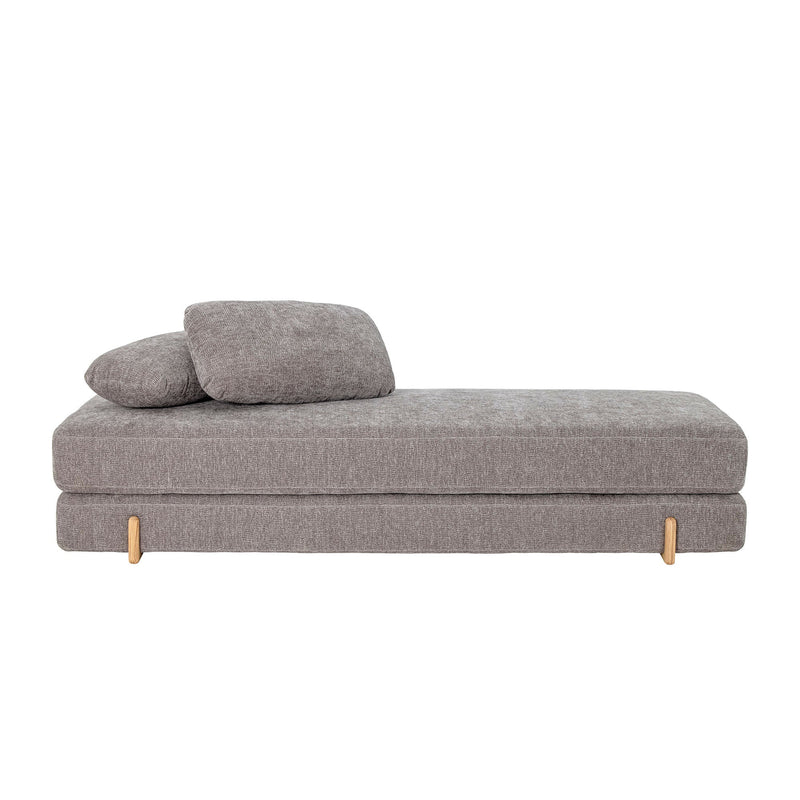 Bloomingville - Groove Daybed, Grå, Polyester, Mål: B:85cm, H:43cm, L:202cm