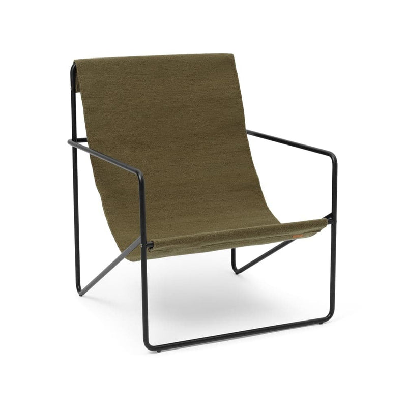 Se ferm LIVING Desert loungelænestol olive, sort stel ❤ Kæmpe udvalg i ferm LIVING ❤ Hurtig levering: 1 - 2 Hverdage samt billig fragt - Varenummer: NDN-525284-01 og barcode / Ean: &