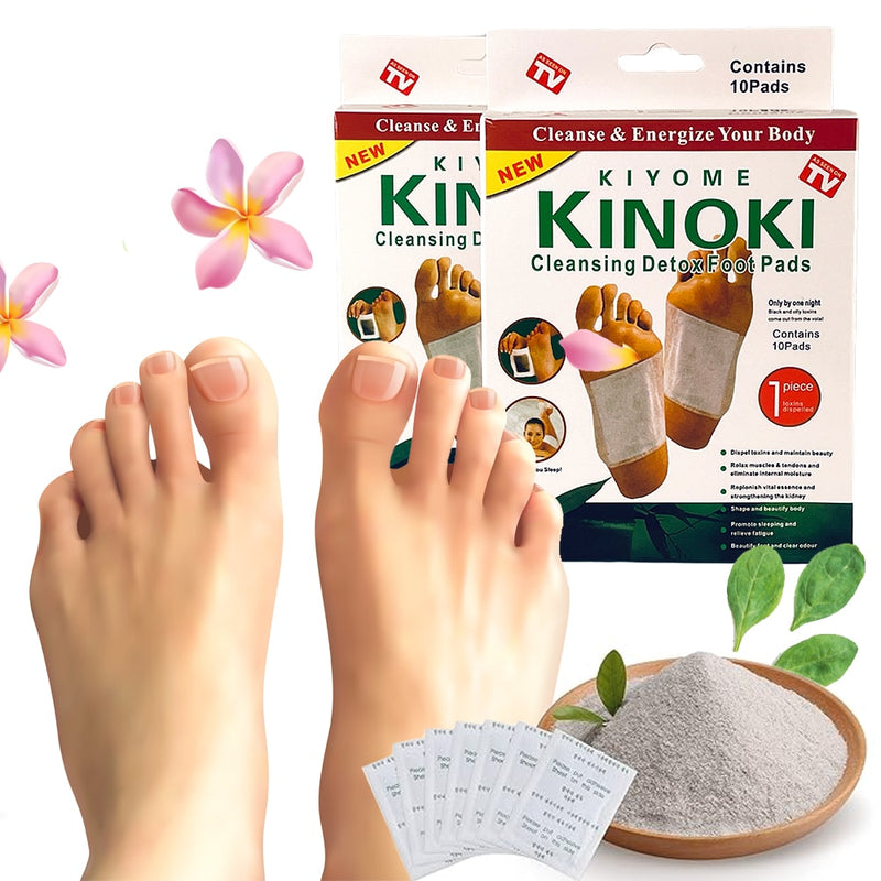 Kinoki Detox Fodplastre - 5 dages kur (10 stk. pakke)