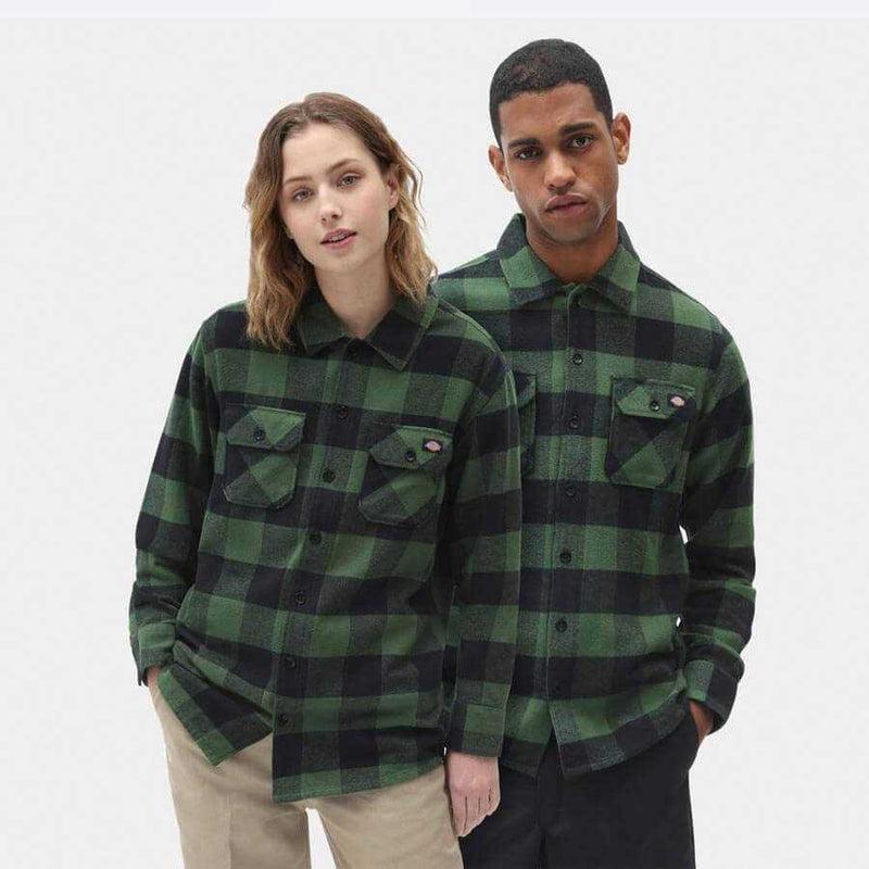 Se Dickies New Sacramento Skjorte Pine Green XS ✔ Kæmpe udvalg i  Dickies ✔ Hurtig levering: 1 - 2 Hverdage samt billig fragt - Varenummer: JUCO-dk0a4xdzpg0-XS og barcode / Ean: &