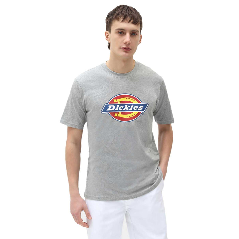 Se Dickies Icon Logo T-shirt Grå Melange M ✔ Kæmpe udvalg i  Dickies ✔ Hurtig levering: 1 - 2 Hverdage samt billig fragt - Varenummer: JUCO-DK0A4XC9GYM1-M og barcode / Ean: &