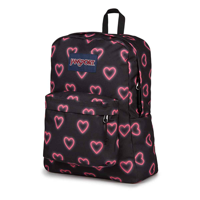 Se Jansport SuperBreak One Rygsæk 26L Happy Hearts Black 26L ✔ Kæmpe udvalg i  JanSport ✔ Hurtig levering: 1 - 2 Hverdage samt billig fragt - Varenummer: JUCO-EK0A5BAG8O01 og barcode / Ean: &