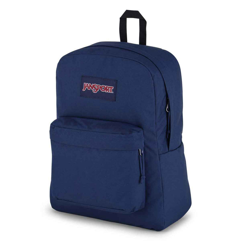 Se Jansport SuperBreak Rygsæk 26L Navy 26L ✔ Kæmpe udvalg i  JanSport ✔ Hurtig levering: 1 - 2 Hverdage samt billig fragt - Varenummer: JUCO-EK0A5BAON541 og barcode / Ean: &