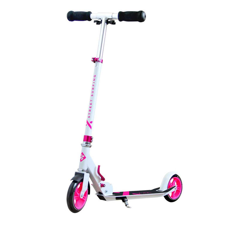 Se Streetsurfing 145 Kick Scooter Transport løbehjul Electro Pink 77-90cm ✔ Kæmpe udvalg i  StreetSurfing ✔ Hurtig levering: 1 - 2 Hverdage samt billig fragt - Varenummer: JUCO-04-18-003-6 og barcode / Ean: &