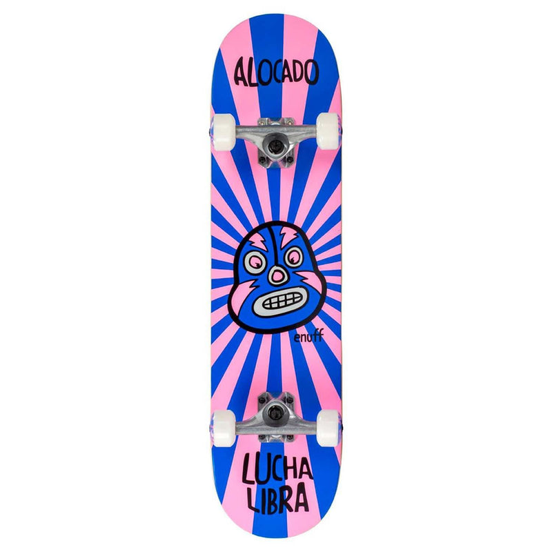 Se Enuff Skateboard Lucha Libre Pink Blue 7.75 x 31.5 7.75" ✔ Kæmpe udvalg i  Enuff ✔ Hurtig levering: 1 - 2 Hverdage samt billig fragt - Varenummer: JUCO-ENU2525-pin-blu og barcode / Ean: &