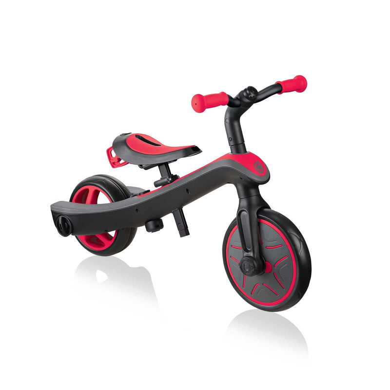 Se Globber Trike Explorer 2-i-1 Løbecykel Rød One size ✔ Kæmpe udvalg i  Globber ✔ Hurtig levering: 1 - 2 Hverdage samt billig fragt - Varenummer: JUCO-630-102 og barcode / Ean: &