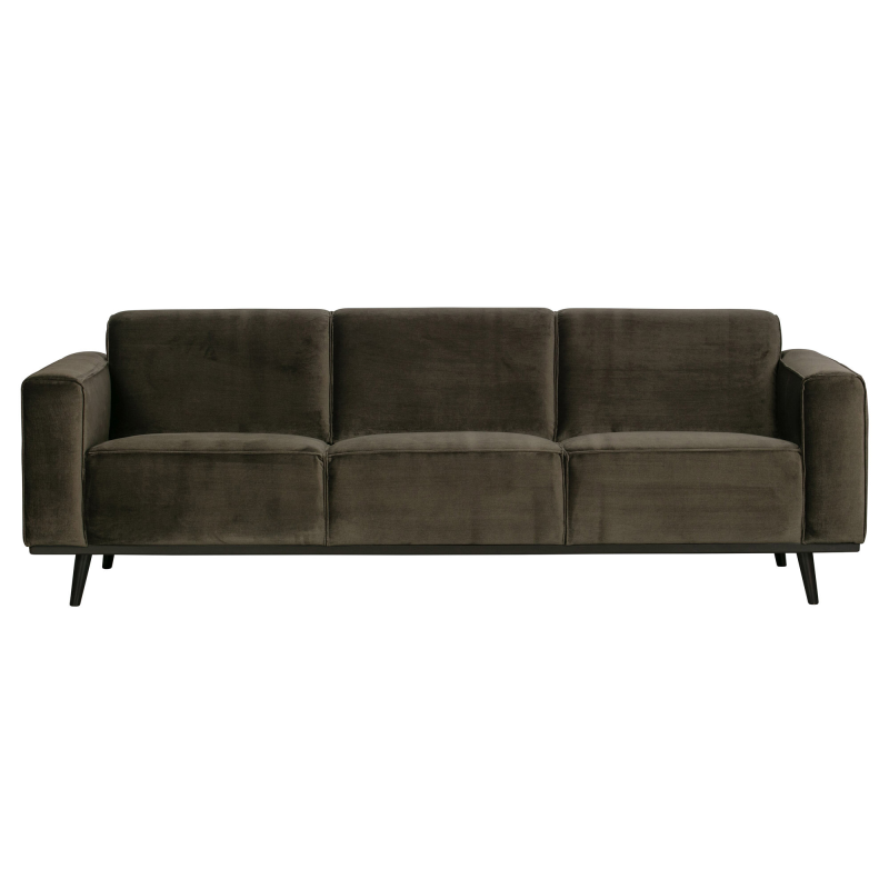 Statement 3-pers Sofa 230 cm Velour - Warm Green