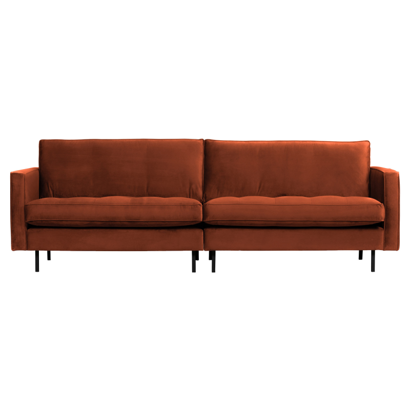 Rodeo Classic 3-pers Sofa Velour - Rust