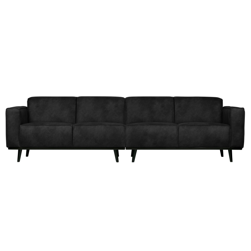 Statement 4-pers Sofa 280 cm Suedine - Black