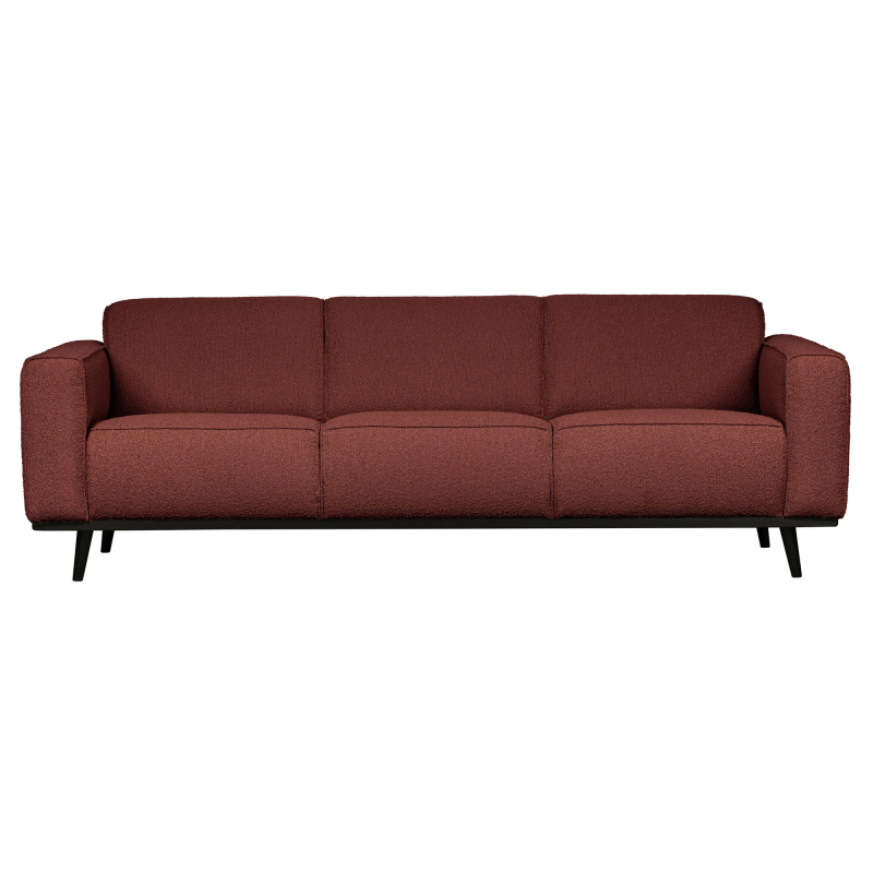 Statement 3-pers Sofa 230 cm Boucle - Chestnut