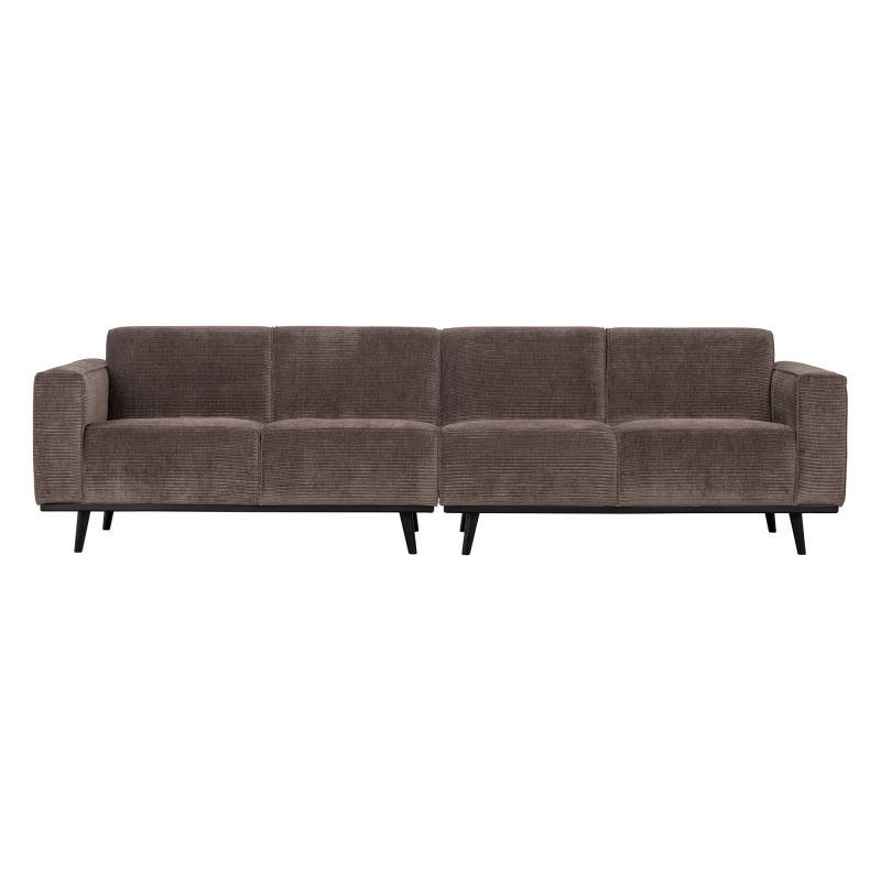 Statement 4-pers Sofa 280 cm Flat Rib - Taupe