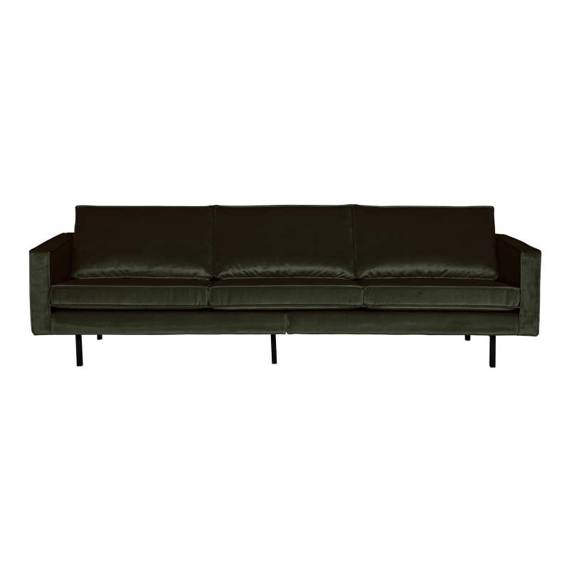 Rodeo 3-pers Sofa Velour - Dark Green