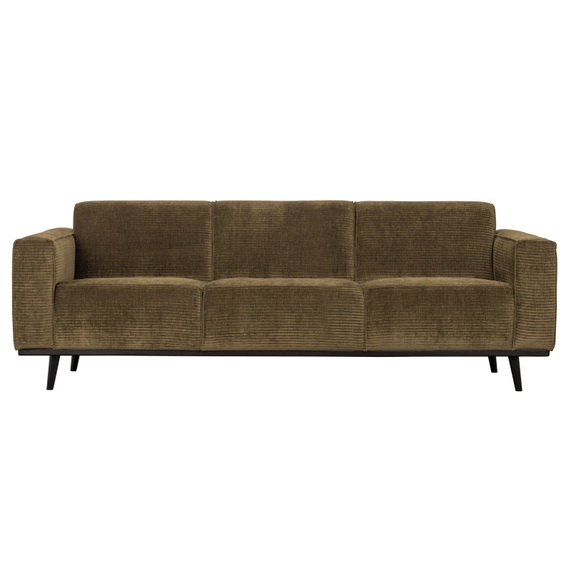 Statement 3-pers Sofa 230 cm Flat Rib - Rock