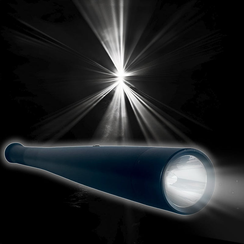 Kraftig lommelygte 1.000 Lumen - Aluminiumslegering - baseball design -