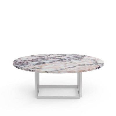 Se New Works Florence sofabord white viola marble, Ø90 cm, hvidt stel ❤ Kæmpe udvalg i New Works ❤ Hurtig levering: 1 - 2 Hverdage samt billig fragt - Varenummer: NDN-562672-01 og barcode / Ean: '5712826407677 på lager - Udsalg på Furniture - Tables - Accent Tables - Coffee Tables Spar op til 67% - Over 1124 kendte brands på udsalg