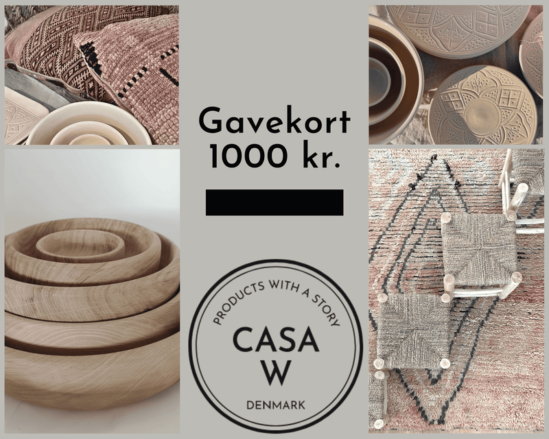 Se Casa W gavekort til 1000 kr. på udsalg! Billig fragt & hurtig levering. Over 1124 brands på tilbud. Spar op til 67%.