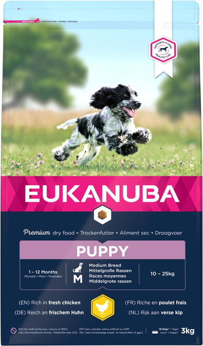 Se Euk Puppy Medium Breed 3-12kg - 12 kg ❤ Kæmpe udvalg i Eukanuba ❤ Hurtig levering: 1 - 2 Hverdage samt billig fragt - Varenummer: BGH-47896928977226 og barcode / Ean: '8710255122410 på lager - Udsalg på Best selling products Spar op til 57% - Over 1312 kendte brands på udsalg