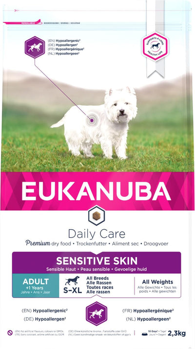 Se Euk DailyCare Adult Sensitive Skin 2,3-12kg - 12 kg ❤ Kæmpe udvalg i Eukanuba ❤ Hurtig levering: 1 - 2 Hverdage samt billig fragt - Varenummer: BGH-47896748261706 og barcode / Ean: '8710255119717 på lager - Udsalg på Best selling products Spar op til 66% - Over 1312 kendte brands på udsalg