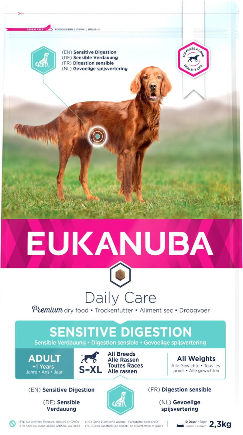 Se DailyCare Adult All Breeds Sensitive Digestion - 2,3-12kg - 2,3 kg ❤ Kæmpe udvalg i Eukanuba ❤ Hurtig levering: 1 - 2 Hverdage samt billig fragt - Varenummer: BGH-47896729977162 og barcode / Ean: &