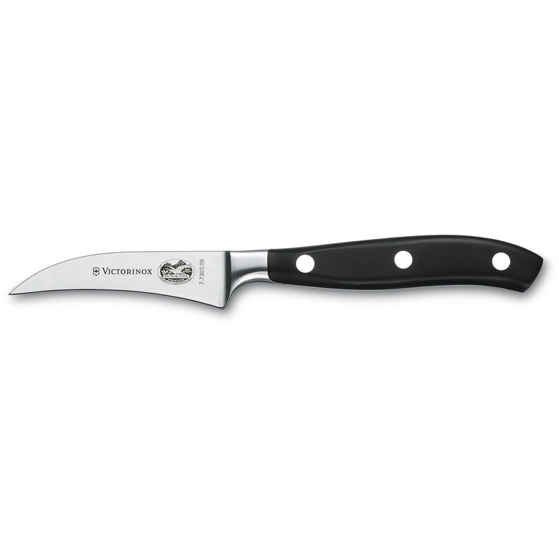 Se Victorinox Grand Mâitre tournierkniv i sort, 8cm. ✔ Stort online udvalg i Victorinox ✔ Hurtig levering: 1 - 2 Hverdage samt billig fragt - Varenummer: KTO-7.7303.08G og barcode / Ean: &