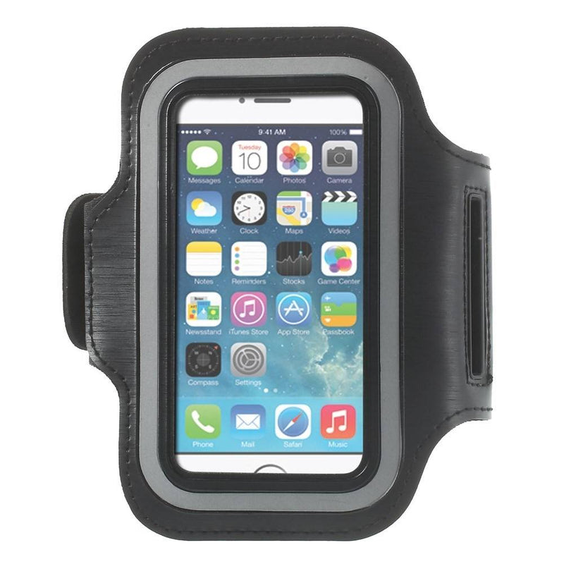 iPhone 5 / 5s / SE - Universalt Sports / Løbe armbånd - Sort