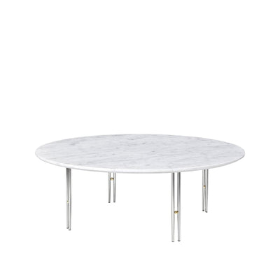 Se GUBI IOI sofabord White carrara marble, Ø110, krom ❤ Kæmpe udvalg i GUBI ❤ Hurtig levering: 1 - 2 Hverdage samt billig fragt - Varenummer: NDN-543679-01 og barcode / Ean: '5710902873392 på lager - Udsalg på Furniture - Tables - Accent Tables - Coffee Tables Spar op til 52% - Over 1334 design brands på udsalg