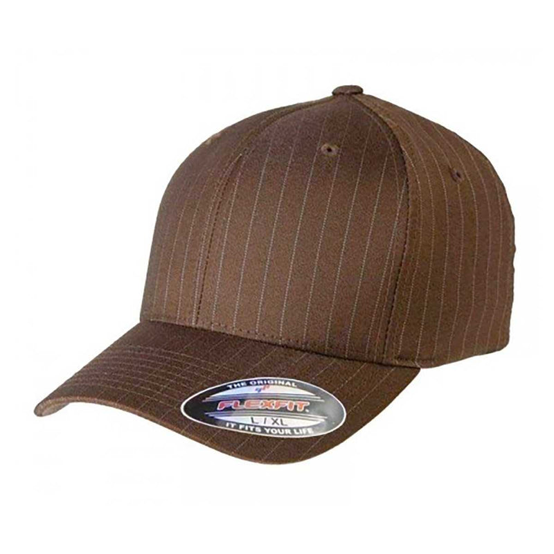 Se Flexfit Pinstripe Cap Brown/Hvid 54-58 cm ✔ Kæmpe udvalg i  Flexfit ✔ Hurtig levering: 1 - 2 Hverdage samt billig fragt - Varenummer: JUCO-1071_1663 og barcode / Ean: &