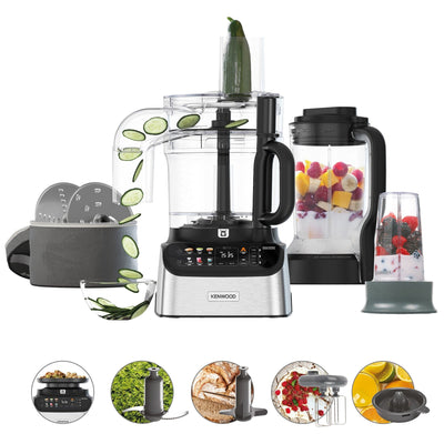 Se Kenwood MultiPro OneTouch foodprocessor 0W22011080 (børstet metal) ✔ Kæmpe udvalg i  Kenwood ✔ Hurtig levering: 1 - 2 Hverdage samt billig fragt - Varenummer: ELG-778495 og barcode / Ean: '5011423007755 på lager - Udsalg på Foodprocessor Spar op til 56% - Over 1300 kendte brands på udsalg