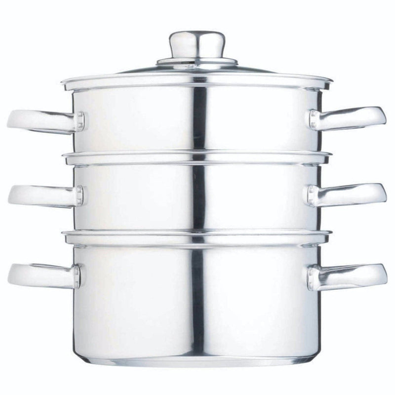 Se Kitchen Craft Three Tier Dampkoger 16 cm, 3 lag ✔ Kæmpe udvalg i Kitchen Craft ✔ Meget billig fragt og hurtig levering: 1 - 2 hverdage - Varenummer: KTO-KCCVSTEAM16 og barcode / Ean: &