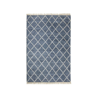 Se Chhatwal & Jonsson Kochi tæppe blue melange/offwhite, 180x270 cm ❤ Kæmpe udvalg i Chhatwal & Jonsson ❤ Hurtig levering: 1 - 2 Hverdage samt billig fragt - Varenummer: NDN-525316-01 og barcode / Ean: '7340139908611 på lager - Udsalg på Home & Garden - Decor - Rugs Spar op til 51% - Over 1150 kendte brands på udsalg