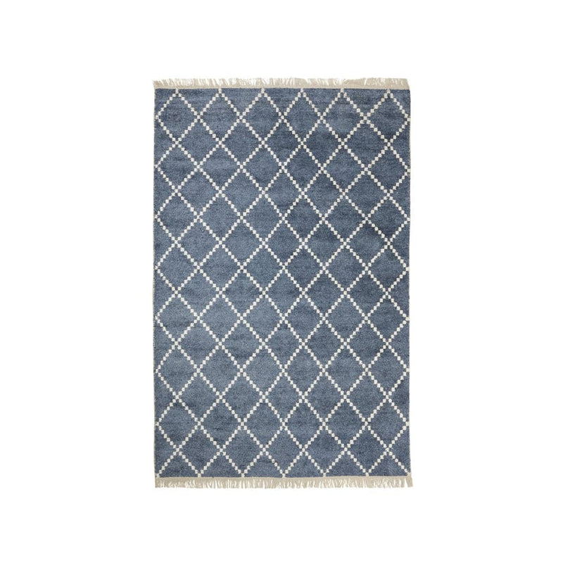 Se Chhatwal & Jonsson Kochi tæppe blue melange/offwhite, 180x270 cm ❤ Kæmpe udvalg i Chhatwal & Jonsson ❤ Hurtig levering: 1 - 2 Hverdage samt billig fragt - Varenummer: NDN-525316-01 og barcode / Ean: &