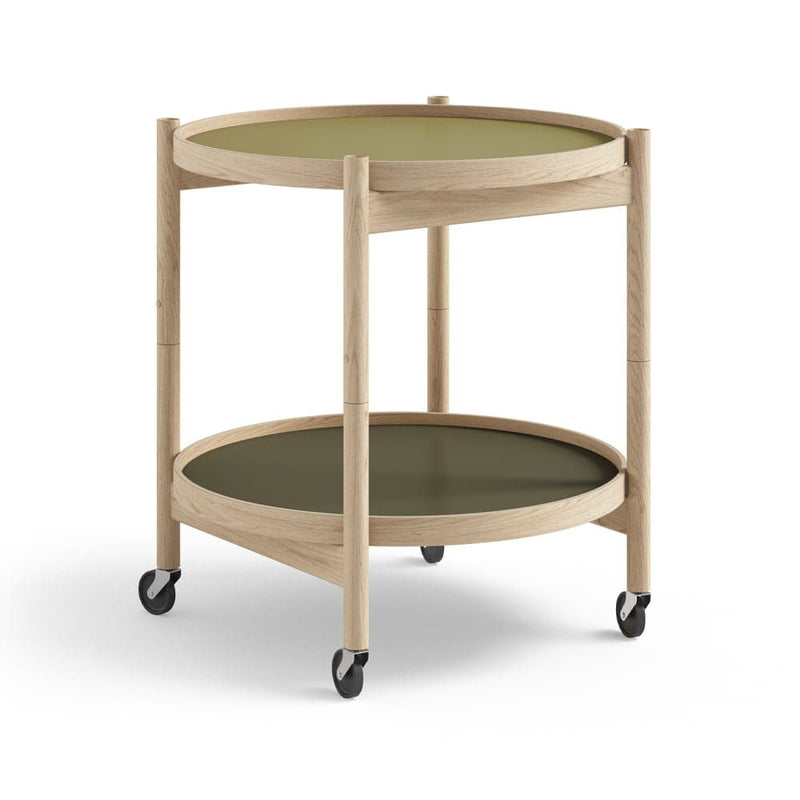 Se Brdr. Krüger Bølling Tray Table model 50 rullebord leaf, ubehandlet understel i eg ❤ Kæmpe udvalg i Brdr. Krüger ❤ Hurtig levering: 1 - 2 Hverdage samt billig fragt - Varenummer: NDN-544000-01 og barcode / Ean: &