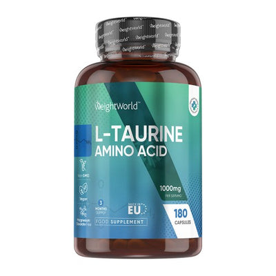 Se Taurin Kapsler - Aminosyrer » Kæmpe udvalg i WeightWorld » Hurtig levering: 1 - 2 Hverdage samt billig fragt - Varenummer: WWDK-49019 og barcode / Ean: 5056128126578 på lager - Udsalg på Aminosyrer Spar op til 64% - Over 1312 kendte brands på udsalg