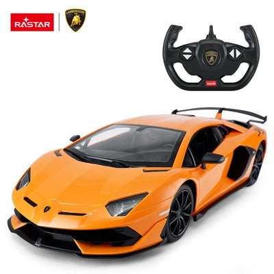 Se Lamborghini Aventador SVJ Fjernstyret Bil 1:14 ✔ Kæmpe udvalg i Rastar ✔ Meget billig fragt og hurtig levering: 1 - 2 hverdage - Varenummer: MMA-20896000 og barcode / Ean: '6930751315259 på lager - Udsalg på Fjernstyret Biler, Større Spar op til 53% - Over 1354 kendte mærker på udsalg