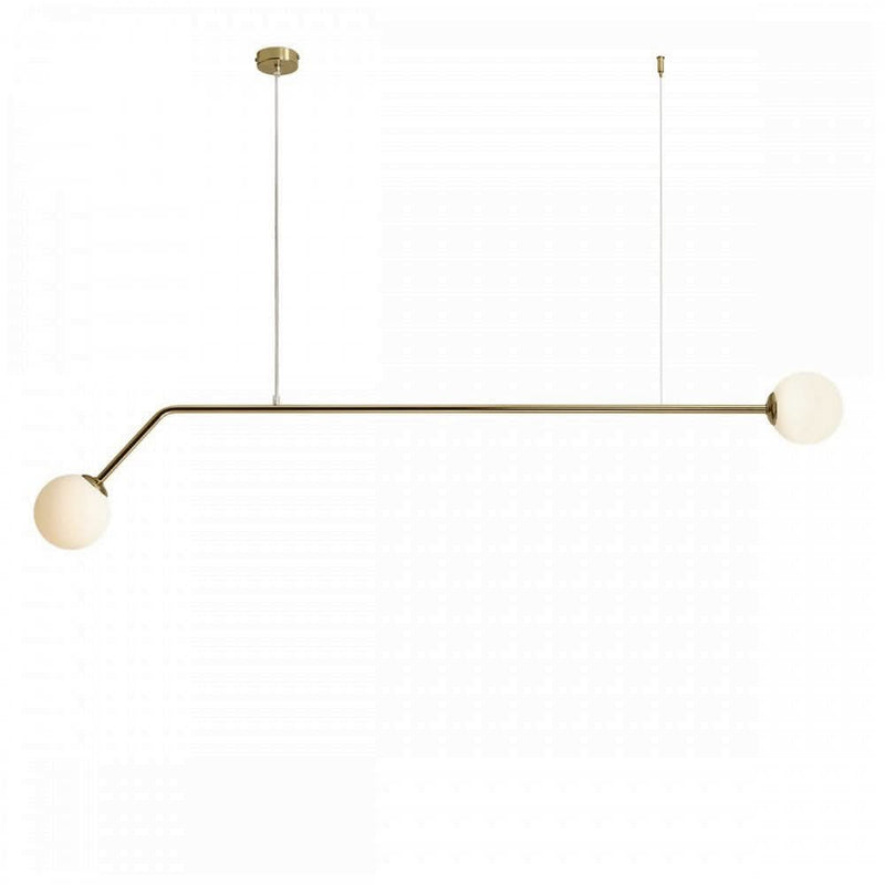 Se tilbud på Limelight loftlampe i guldfarvet metal og hvidt glas (150 cm). Billigt udsalg! Hurtig levering (1-2 hverdage) og billig fragt. Varenummer: 3NDC-3343. Spar op til 58%.